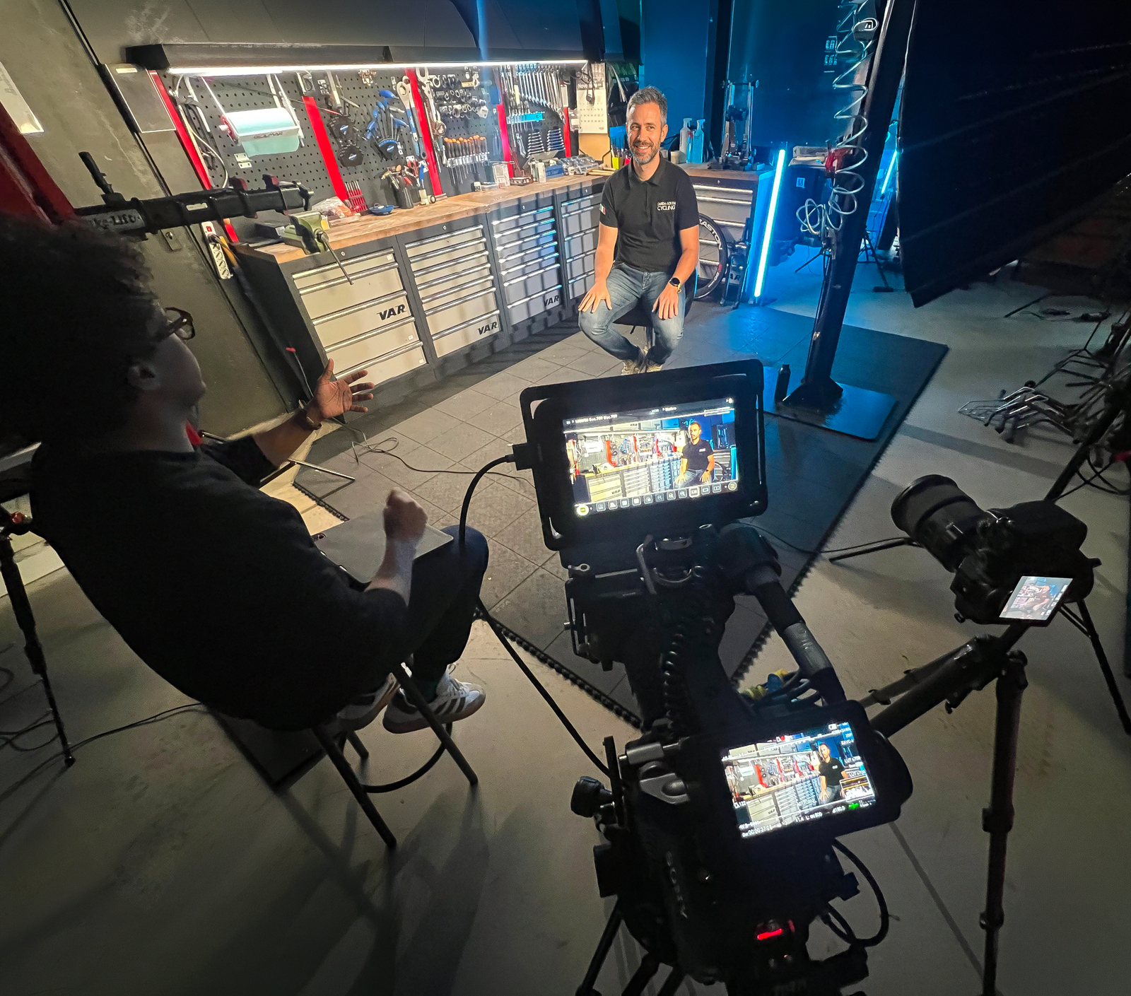 Backstage di una produzione KYmedia