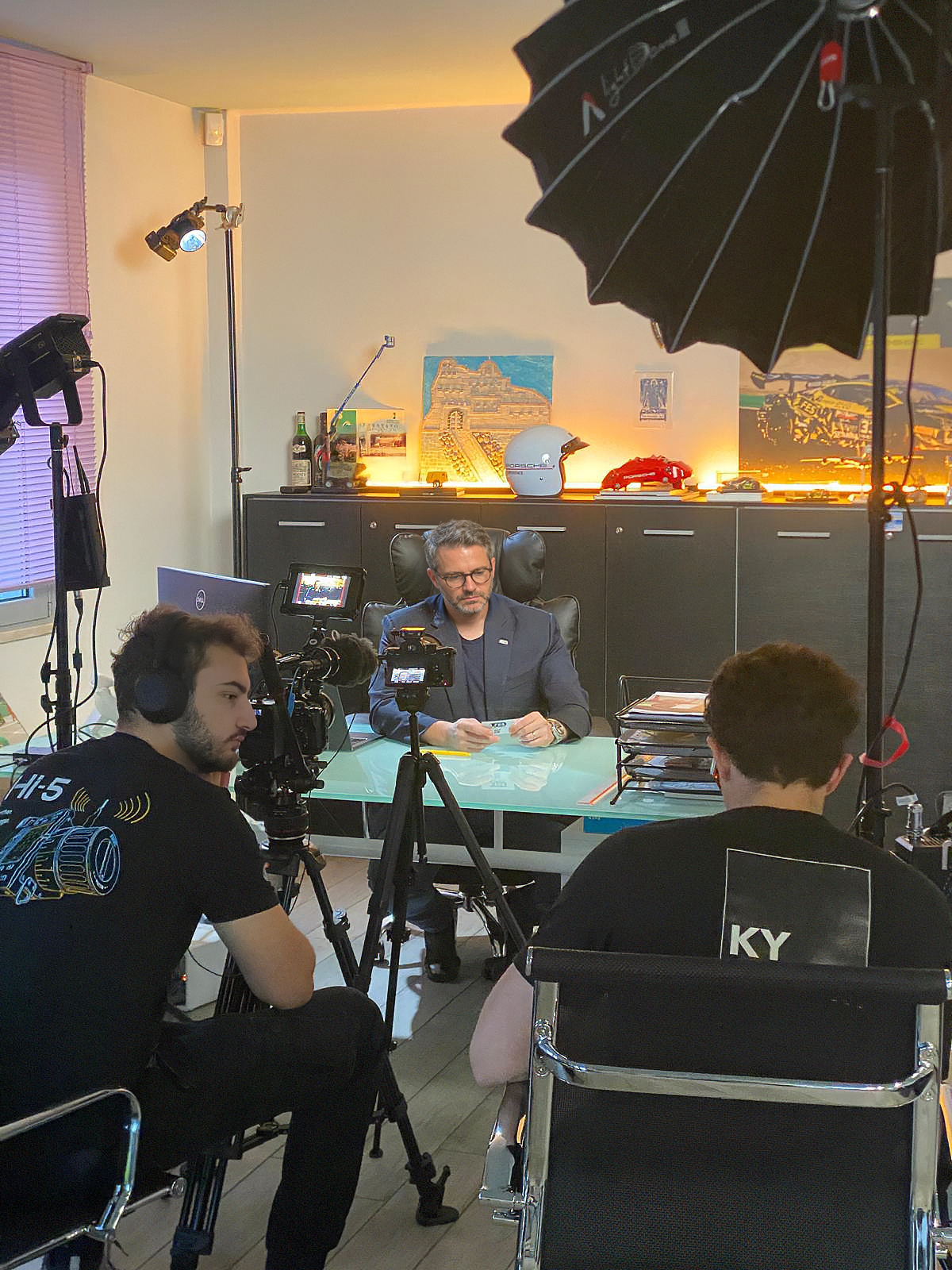 Backstage di una produzione KYmedia